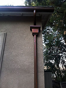 Rancho Rain Gutters downspout